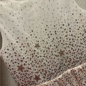 H&M Cream Sequin Embellished Sundress for Prom